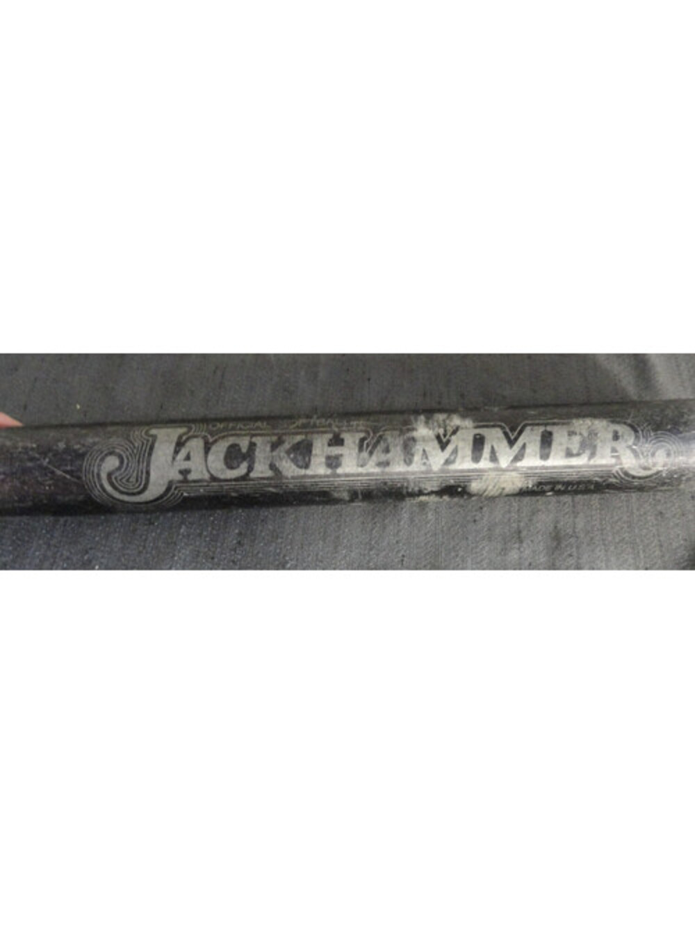 LOUISVILLE SLUGGER JACKHAMMER OFFICIAL SOFTBALL BLACK BAT 34in 29oz